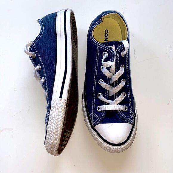 Converse All Star Rubber Sole Lace Up Sneakers - Picture 2 of 5